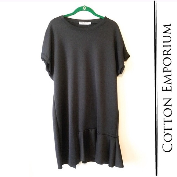 Cotton Emporium Tops - NWT Cotton Emporium | Ruffle Shirt Dress SMALL